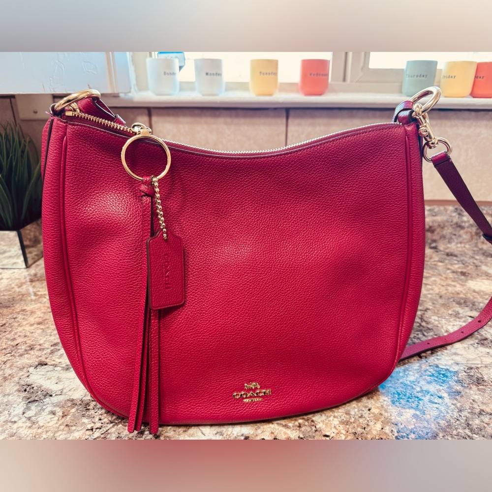 Coach Cherry Red Shoulder Bag